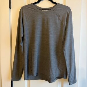 Athleta Gray Long Sleeve Shirt